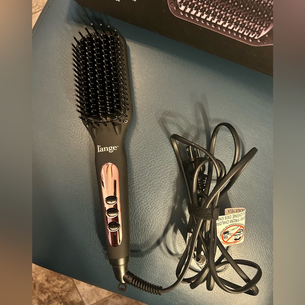 Lange Black Le Vite Hair Straightener Brush - Picture 4 of 7